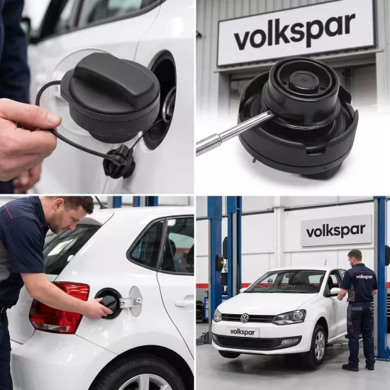 POLO YAKIT DEPO KAPAĞI (MERKEZİ KİLİT) 2010-2013 MODEL ARASI ARAÇLARA UYUMLU 1J0201550AS