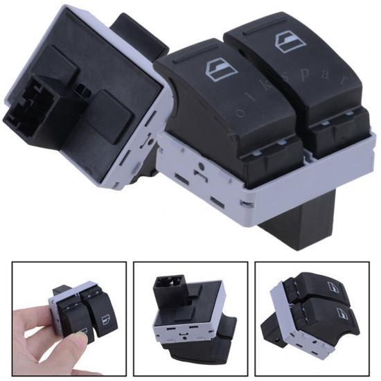 TRANSPORTER T5 ÖN SOL SÜRÜCÜ İKİLİ CAM DÜĞMESİ 2003-2009 MODEL ARASI 7E0959855A