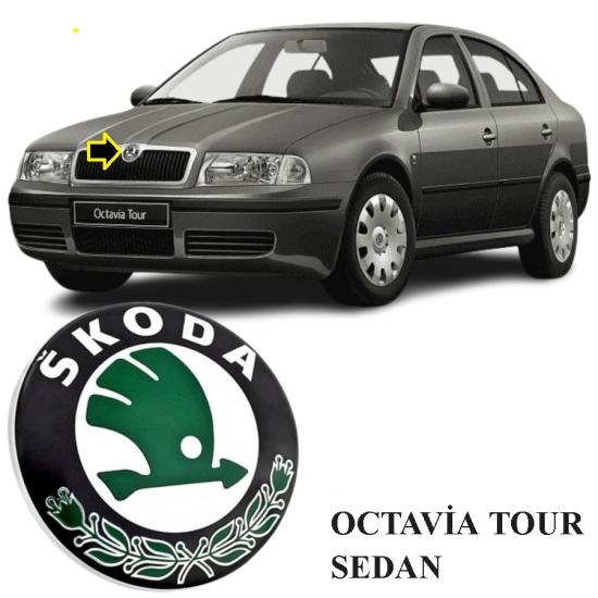 OCTAVİA ÖN PANJUR ARMA AMBLEM 80 MM 2001-2004 MODEL ARASI ARAÇLARA UYUMLU 1U0853621C
