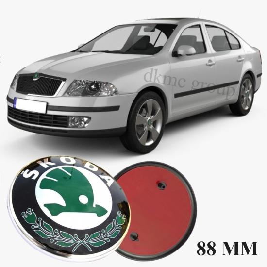 OCTAVİA ÖN PANJUR ARMA AMBLEM 90 MM 2005-2008 MODEL ARASI ARAÇLARA UYUMLU 3U0853621B