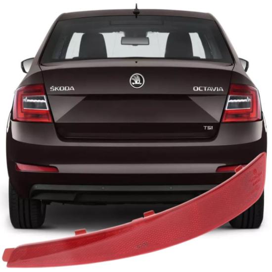 OCTAVİA ARKA TAMPON KEDİ GÖZÜ REFLEKTÖRÜ SAĞ 2013-2016 MODEL ARASI 5E5945106