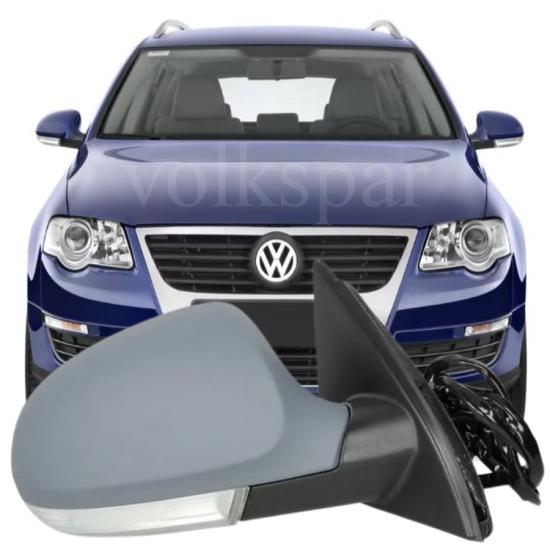 PASSAT B6 SAĞ DIŞ AYNA KOMPLE ELEKTRİKLİ (6 PİN) 2006-2011 MODEL ARASI ARAÇLARA UYUMLU 3C1857508DM