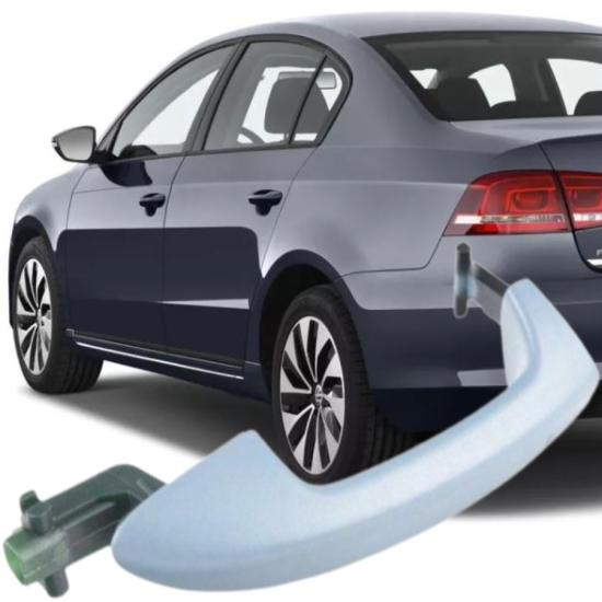 PASSAT B7 ÖN SOL DIŞ KAPI KOLU ELEKT. KEYLESS (ASTARLI) 2011-2014 MODEL ARASI ARAÇLARA UYUMLU 3C0837205E