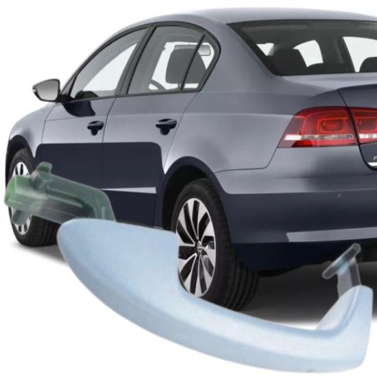 PASSAT B7 ARKA SOL DIŞ KAPI KOLU ELEKT. KEYLESS (ASTARLI) 2011-2014 MODEL ARASI ARAÇLARA UYUMLU 3C0837205E