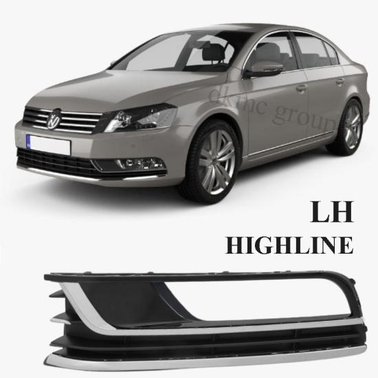 PASSAT B7 HİGHLİNE ÖN TAMPON SİS IZGARA ÇERÇEVESİ SOL 2011-2014 MODEL ARASI 3AA854661B