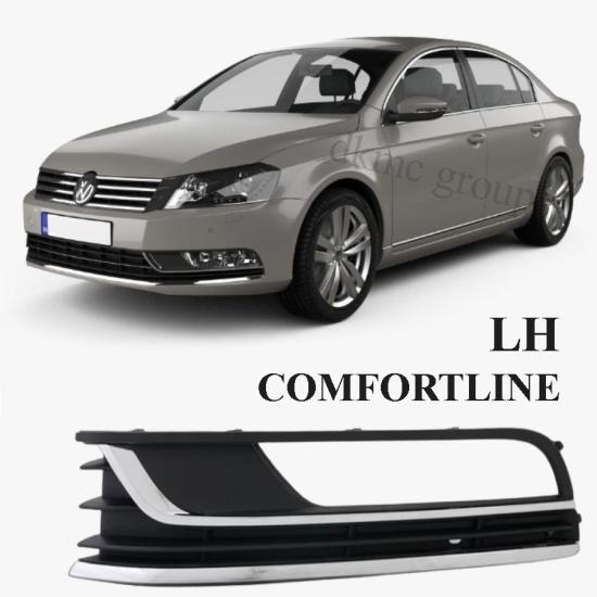 PASSAT B7 COMFORTLİNE ÖN TAMPON SİS IZGARA ÇERÇEVESİ SOL 2011-2014 MODEL ARASI 3AA854661A