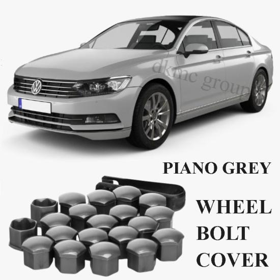 PASSAT B8 BİJON KAPAĞI TAKIM PİYANO GRİ (20 ADET ŞİFRESİZ-1Z) 2015-2018 MODEL ARASI ARAÇLARA UYUMLU 1Z0601173