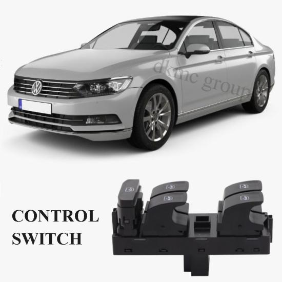 VOLKSWAGEN PASSAT B8 ÖN SOL SÜRÜCÜ DÖRTLÜ CAM DÜĞMESİ 2015-2018 MODEL ARASI ARAÇLARA UYUMLU 5G0959857B