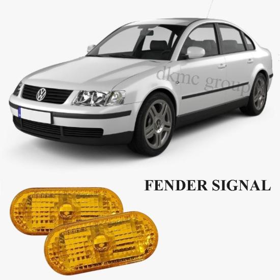 PASSAT B5 ÖN ÇAMURLUK SİNYALİ TAKIM (BUZLU-SARI) 1997-2000 ARASI ARAÇLARA UYUMLU 3B0949117B