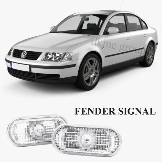 PASSAT B5 ÖN ÇAMURLUK SİNYALİ TAKIM (BUZLU-BEYAZ) 1997-2000 ARASI ARAÇLARA UYUMLU 1J5949117A