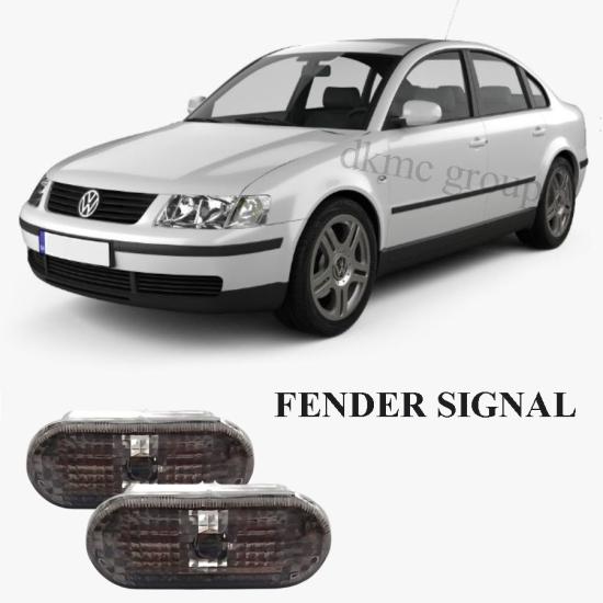PASSAT B5 ÖN ÇAMURLUK SİNYALİ TAKIM (BUZLU-FÜME) 1997-2000 ARASI ARAÇLARA UYUMLU 3B0949117C