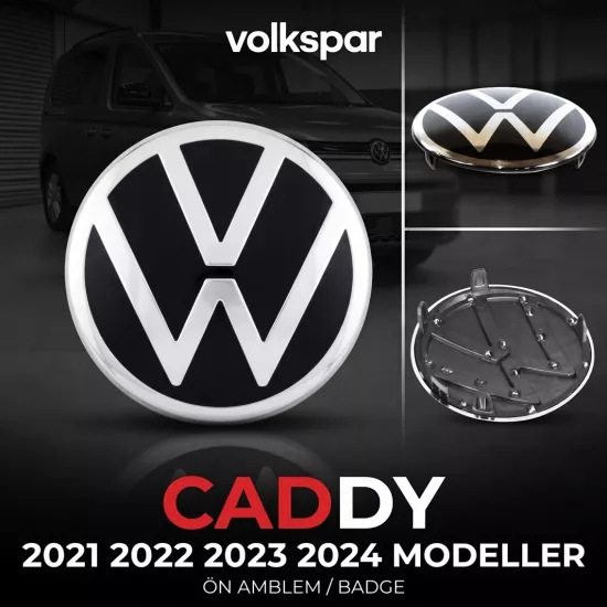 CADDY 2021-2022 MODEL ARASI ÖN PANJUR IZGARA ARMA AMBLEM LOGO 5H0853601D