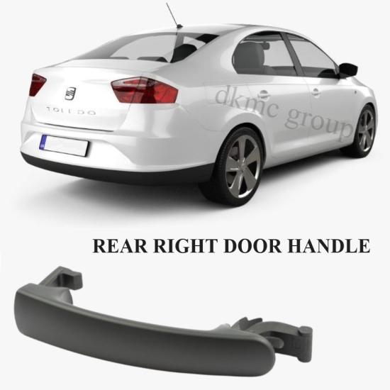 SEAT TOLEDO ARKA SOL KAPI KOLU (SİYAH-BOYASIZ TİP) 2013-2017 MODEL ARASI ARAÇLARA UYUMLU 5N0837205M