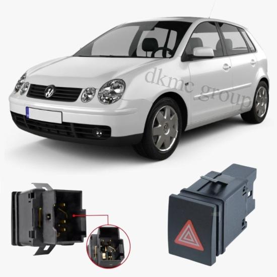 POLO DÖRTLÜ FLAŞÖR DÜĞMESİ 2002-2005 MODEL ARASI ARAÇLARA UYUMLU 6Q0953235A