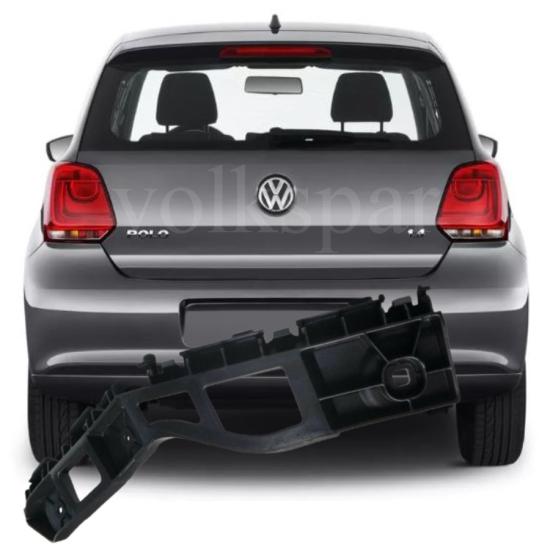 POLO ARKA TAMPON BAĞLANTI BRAKETİ SOL 2010-2013 MODEL ARASI ARAÇLARA UYUMLU 6R6807393A