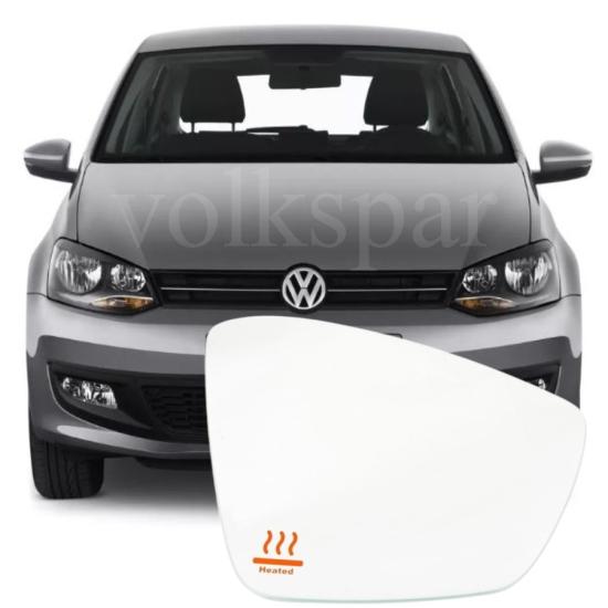 POLO 2010-2013 MODEL ARASI DIŞ AYNA CAMI SAĞ (YOLCU) 6R0857522A