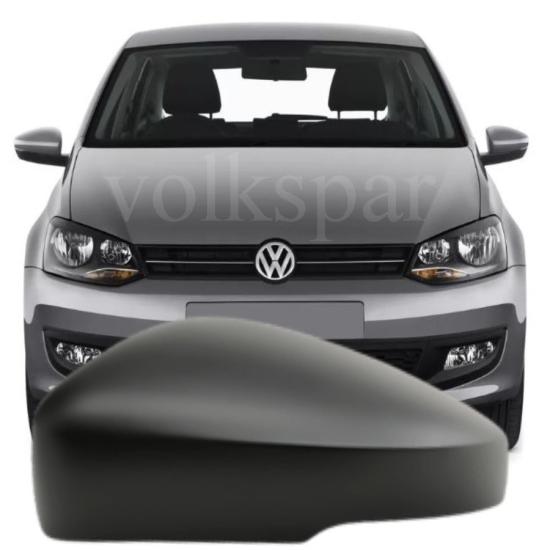 POLO MK5 DIŞ AYNA KAPAĞI SOL (SİYAH) 2010-2013 MODEL ARASI ARAÇLARA UYUMLU 6R0857537C