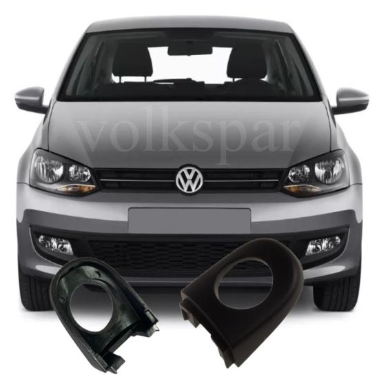 VOLKSWAGEN POLO ÖN SOL DIŞ KAPI KOLU KAPAĞI BADEMİ (SİYAH-BOYASIZ TİP) 2010-2013 MODEL ARASI ARAÇLARA UYUMLU 6R4837879 3FZ