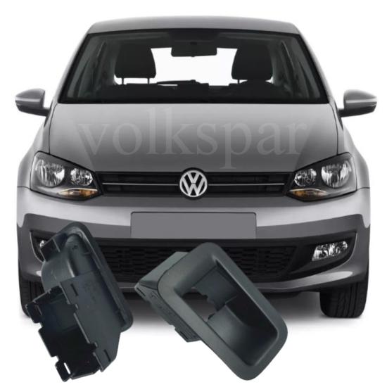 POLO ARKA SAĞ TEKLİ CAM DÜĞME YUVASI SİYAH 2010-2013 MODEL ARASI ARAÇLARA UYUMLU 6R0867255A