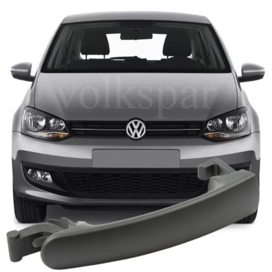 VOLKSWAGEN POLO ÖN SOL DIŞ KAPI KOLU (SİYAH-BOYASIZ TİP) 2010-2013 MODEL ARASI ARAÇLARA UYUMLU 6R4837205A