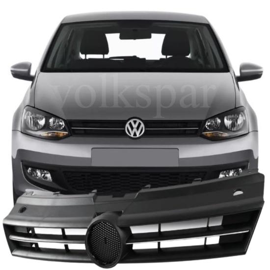 POLO ÖN PANJUR IZGARASI NİKELAJLI 2010-2013 MODEL ARASI ARAÇLARA UYUMLU 6R0853651G