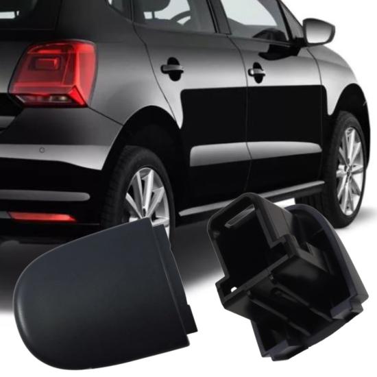 POLO ARKA SAĞ DIŞ KAPI KOLU KAPAĞI BADEMİ (SİYAH-BOYASIZ TİP) 2014-2017 MODEL ARASI ARAÇLARA UYUMLU 6R4839167 3FZ