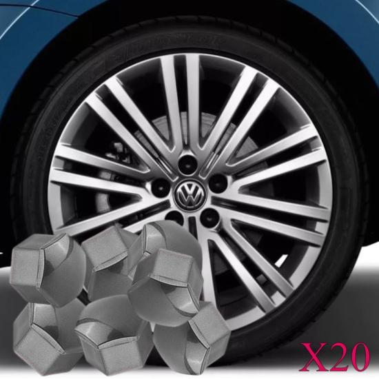 POLO BİJON KAPAĞI TAKIM PİYANO GRİ (20 ADET ŞİFRESİZ-1Z) 2014-2017 MODEL ARASI ARAÇLARA UYUMLU 1Z0601173