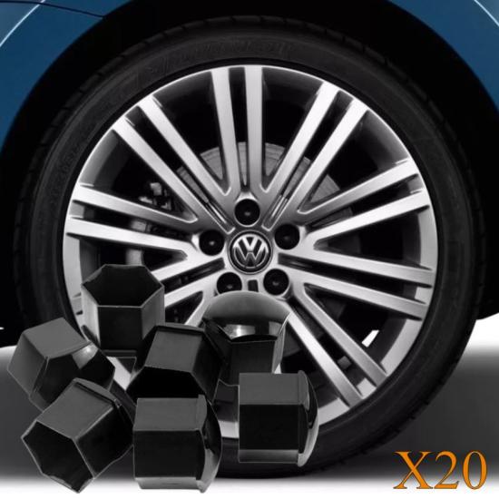 POLO BİJON KAPAĞI TAKIM PİYANO SİYAH (20 ADET ŞİFRESİZ-1Z) 2014-2017 MODEL ARASI ARAÇLARA UYUMLU 1Z0601173