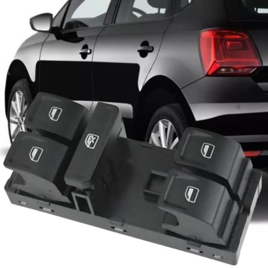 POLO ÖN SOL SÜRÜCÜ DÖRTLÜ CAM DÜĞMESİ 2014-2017 MODEL ARASI 6C0959857