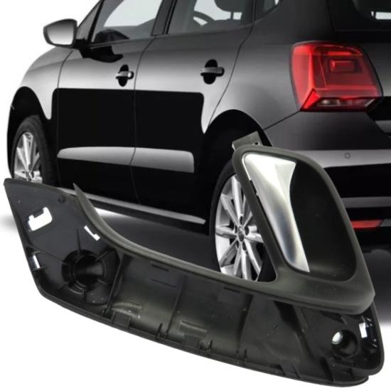 POLO SAĞ ÖN KAPI İÇ ÇEKME KOLU SİYAH 2014-2017 MODEL ARASI 6R0867180A