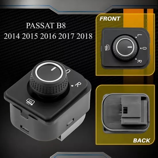 PASSAT B8 AYNA AYAR DÜĞMESİ ISITMALI 2014 2015 2016 2017 2018 MODELLER İÇİN 3G0959565A
