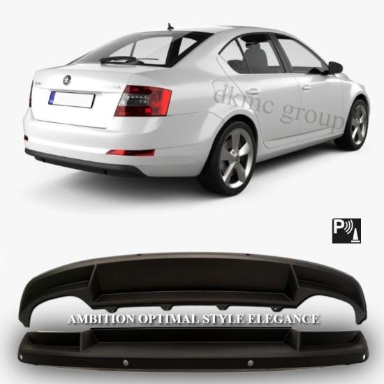 SKODA OCTAVİA ARKA TAMPON SPOYLERİ 2013-2016 MODEL ARASI ARAÇLARA UYUMLU 5E5807521A