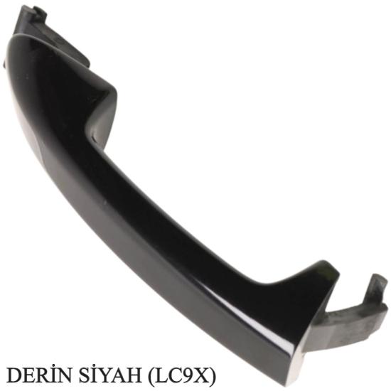 PASSAT CC ÖN SOL DIŞ KAPI KOLU SİYAH (DEEP BLACK) 2009-2012 MODEL ARASI ARAÇLARA UYUMLU 3C0837205