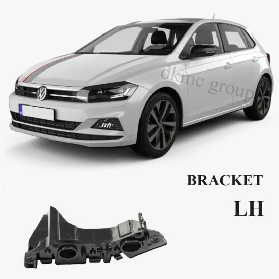 POLO ÖN TAMPON BRAKETİ UÇ SOL  2017-2021 MODEL ARASI UYUMLU 2G0807183