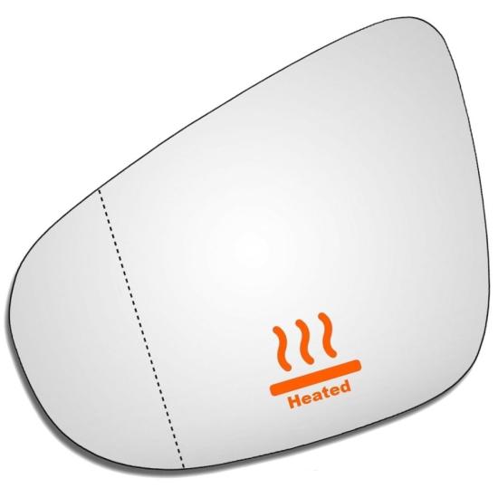 TOURAN DIŞ AYNA CAMI SOL 2011-2015 MODEL ARASI ARAÇLARA UYUMLU 5K0857521