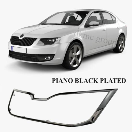 OCTAVİA 2013-2016 MODEL ARASI UYUMLU ÖN PANJUR PİANO BLACK SİYAH ÇERÇEVESİ 5E0853761