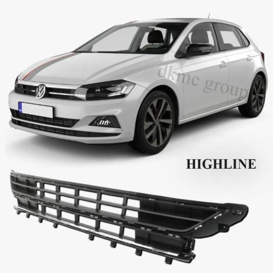 VOLKSWAGEN POLO ÖN TAMPON ORTA IZGARASI NİKELAJLI 2017-2021 MODEL ARASI UYUMLU 2G0853677M