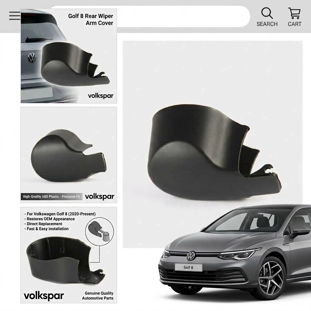 GOLF 8 ARKA SİLECEK KOLU KAPAĞI 2021 2022 2023 2024 MODELLER İÇİN