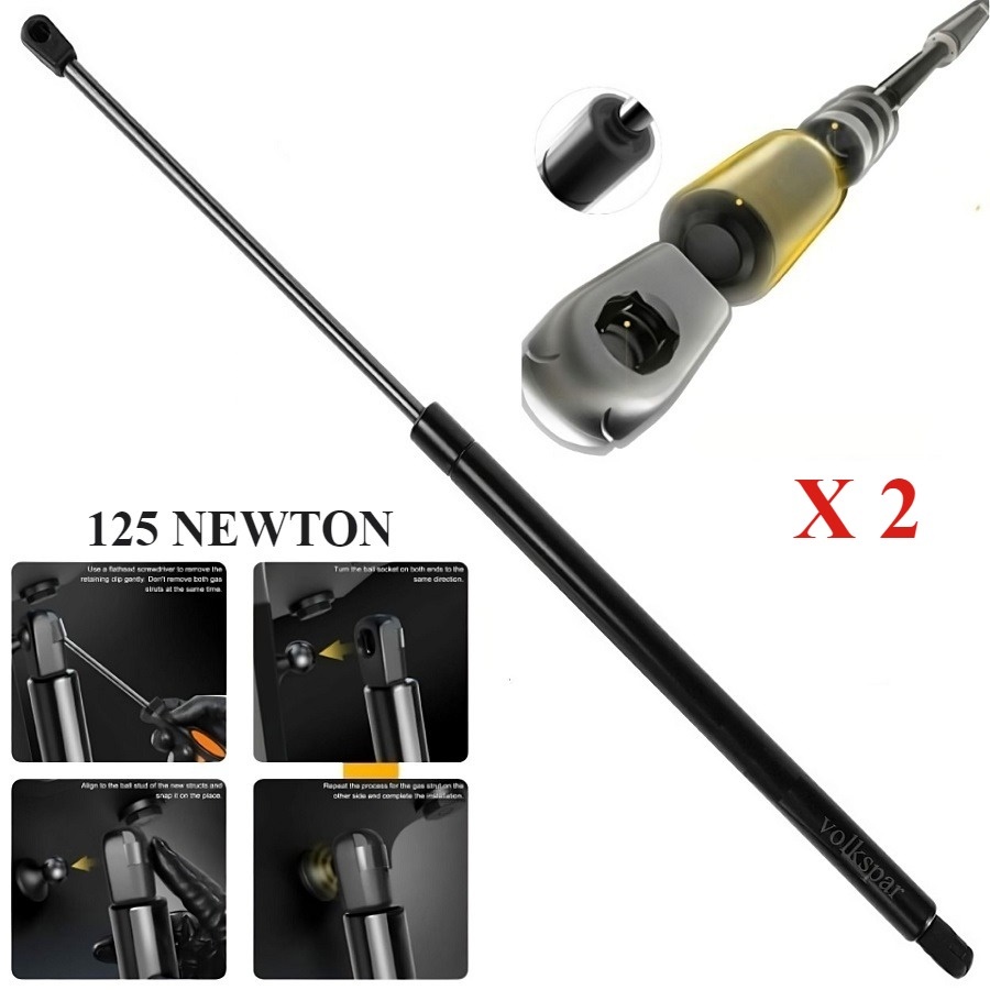 TOUAREG 2003-2006 MODEL ARASI UYUMLU 125N MOTOR KAPUTU AMORTİSÖRÜ PİSTONU TAKIM
