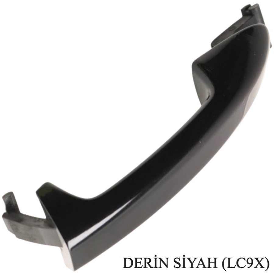 PASSAT CC ÖN SAĞ DIŞ KAPI KOLU SİYAH (DEEP BLACK) 2009-2012 MODEL ARASI UYUMLU