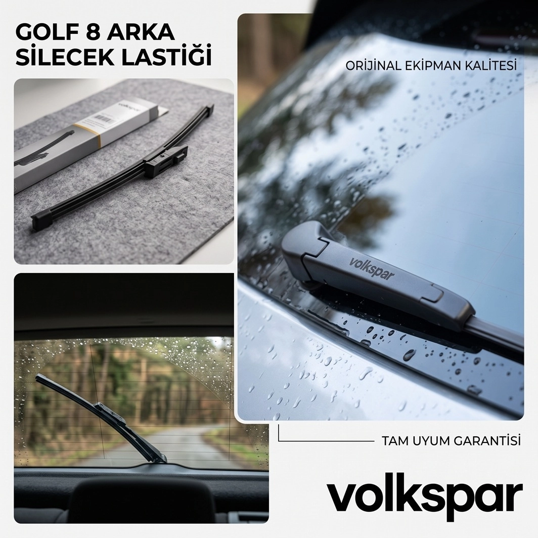 GOLF 8 ARKA SİLECEK LASTİĞİ SÜPÜRGESİ 2021 2022 2023 2024 MODELLER İÇİN